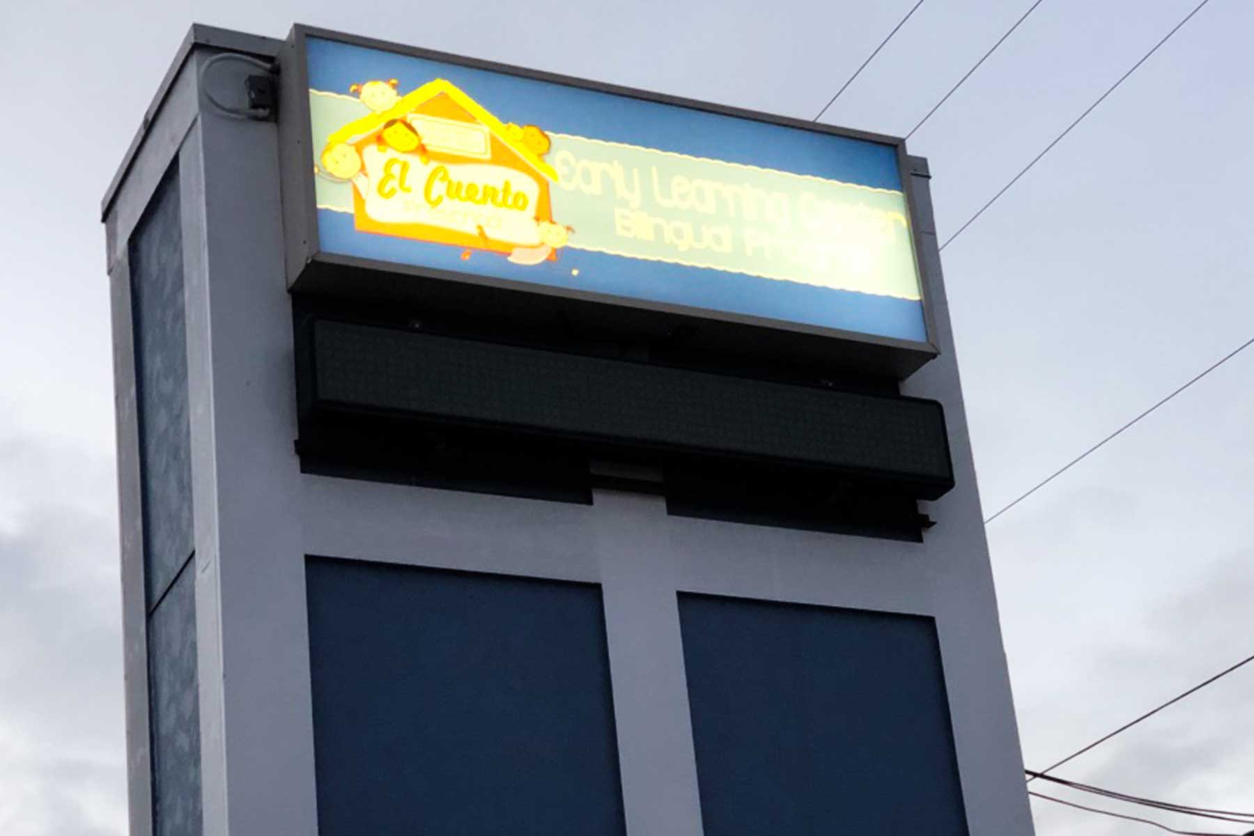 MAINS signs and storefront project